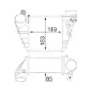Ladeluftkühler Mahle CI 22 000S Behr für Audi für Seat für Skoda für VW