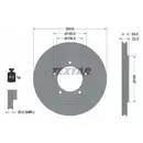 TEXTAR 92170503 Bremsscheiben 2 Stück SUZUKI