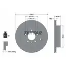 Original Textar Bremsenset Bremsscheiben Ø302 belüftet Bremsbeläge hinten Mazda