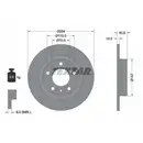 TEXTAR 92186403 Bremsscheiben 2 Stück hinten OPEL