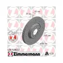 Original Zimmermann 430.1488.52 Bremsscheiben 2 Stück für OPEL