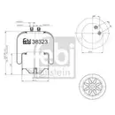 FEBI BILSTEIN 38323 Luftfederbalg