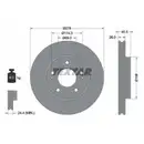 TEXTAR 92198203 Bremsscheiben 2 Stück vorne MITSUBISHI