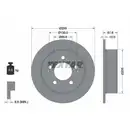 TEXTAR 92198703 Bremsscheiben 2 Stück SSANGYONG