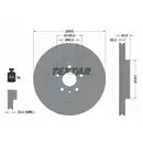 TEXTAR 92243303 Bremsscheiben 2 Stück vorne für OPEL