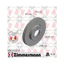 Zimmermann 600.3223.20 Bremsscheiben 2 Stück VW