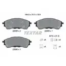 Bremsbelagsatz Scheibenbremse Textar 2268801 Q+ für Ford für Ford Australia