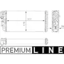 Wärmetauscher Innenraumheizung Mahle AH 124 000P Behr *** Premium Line ***