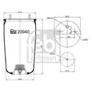 FEBI BILSTEIN 20940 Luftfederbalg