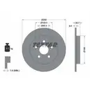 TEXTAR 92224003 Bremsscheiben 2 Stück TOYOTA