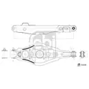 FEBI BILSTEIN 194708 Querlenker für TOYOTA