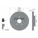 TEXTAR 92252503 PKW Bremsscheiben