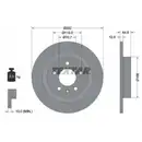TEXTAR 92205703 Bremsscheiben 2 Stück OPEL