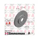 Original Zimmermann 250.1344.52 Bremsscheiben 2 Stück für FORD