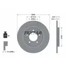 TEXTAR 92252703 Bremsscheiben 2 Stück HYUNDAI