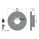 TEXTAR 92223000 Bremsscheiben 2 Stück FORD