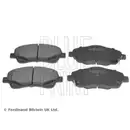 Bremsbelagsatz Scheibenbremse Blue Print ADT342141 für Toyota Vorderachse