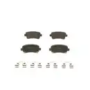 BOSCH 0 986 424 124 Bremsbelagsatz, Scheibenbremse
