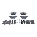 ATE Bremsenset Scheiben 280 mm voll Bremsbeläge hinten Mondeo III Jaguar X-