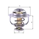 Thermostat Kühlmittel Gates TH42895G1 für Audi für Seat für Skoda für VW