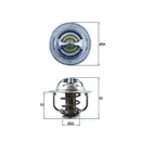 MAHLE TX 179 89D Thermostateinsatz mit Dichtung