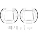 Bremsbackensatz Textar 84044709 Shoe Kit Pro für Seat für Skoda für VW