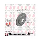 Zimmermann 285.3511.20 Bremsscheiben 2 Stück HYUNDAI
