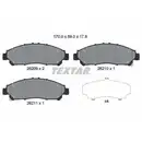 Bremsbelagsatz Scheibenbremse Textar 2620901 für Toyota Vorderachse