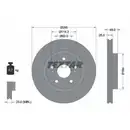 TEXTAR 92156503 Bremsscheiben 2 Stück vorne SUZUKI