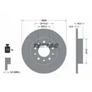 TEXTAR 92230203 Bremsscheiben 2 Stück hinten ALFA ROMEO