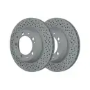 ATE 24.0124-0183.1 Bremsscheiben 2 Stück PORSCHE