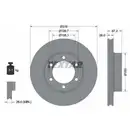 TEXTAR 92230403 Bremsscheiben 2 Stück