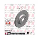 Zimmermann 100.3309.20 Bremsscheiben 2 Stück VW