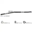 Abgasrohr Ernst 505420 für Peugeot Mitte