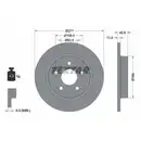 TEXTAR 92239003 Bremsscheiben 2 Stück FORD