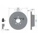 TEXTAR 92239703 Bremsscheiben 2 Stück hinten für BMW
