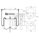 FEBI BILSTEIN 20502 Luftfederbalg