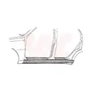 VAN WEZEL Schweller 4türig li. 5835103