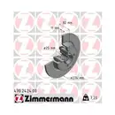 Zimmermann 470.2424.00 Bremsscheiben 2 Stück RENAULT