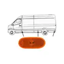 VAN WEZEL Blinker oval seitlich gelb 5862917