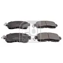 Bremsbelagsatz Scheibenbremse Febi Bilstein 116355 für Nissan Vorderachse