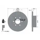 TEXTAR 93177500 Bremsscheiben 2 Stück IVECO