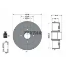 TEXTAR 94019600 Bremstrommeln 2 Stück RENAULT