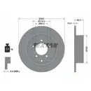 TEXTAR 92177303 Bremsscheiben 2 Stück JEEP