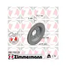 Zimmermann 280.3181.20 Bremsscheiben 2 Stück HONDA