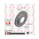 Zimmermann 540.2499.20 Bremsscheiben 2 Stück SUZUKI