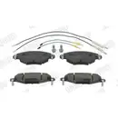 Bremsbelagsatz Scheibenbremse Jurid 573027J für Citroën Vorderachse