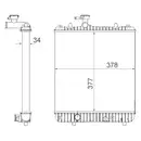 Kühler Motorkühlung Mahle CR 1495 001S Behr für Opel für Subaru für Vauxhall