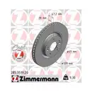 Zimmermann 285.3519.20 Bremsscheiben 2 Stück HYUNDAI