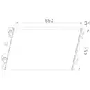 MAHLE CR 1538 000S Kühlmittelkühler